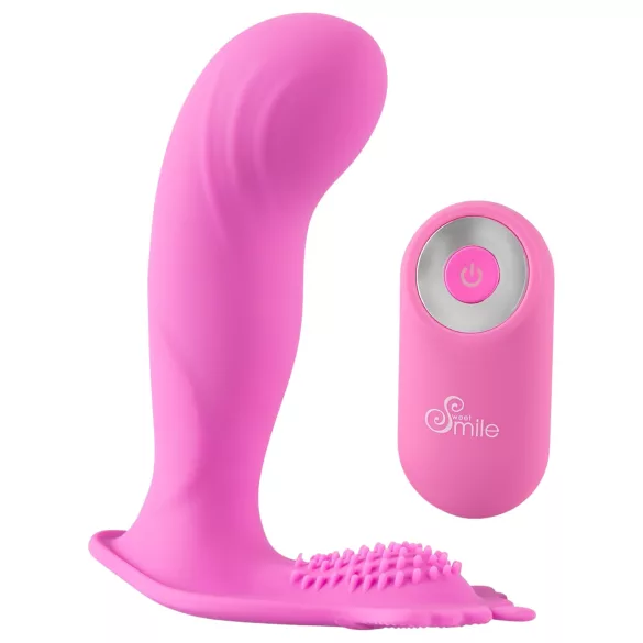 SMILE G-Spot Panty - bärbar uppladdningsbar, trådlös vibrator (rosa)