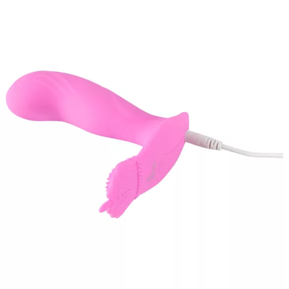 SMILE G-Spot Panty - bärbar uppladdningsbar, trådlös vibrator (rosa)
