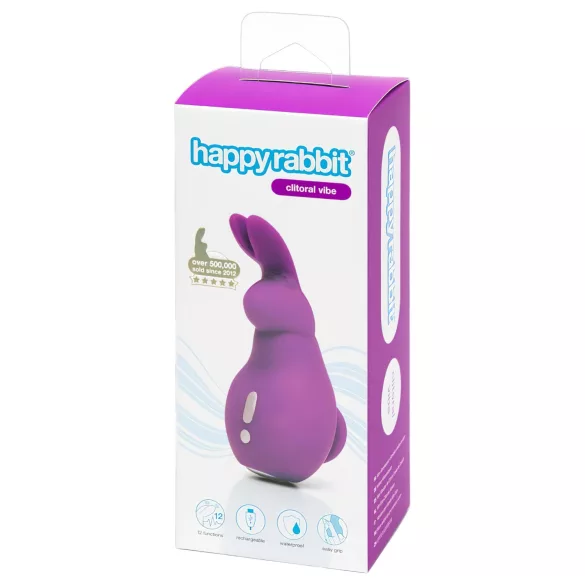 Happyrabbit - klitorisvibrator med kaninöron - lila