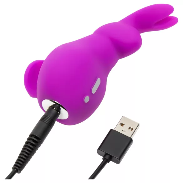 Happyrabbit - klitorisvibrator med kaninöron - lila