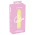 Cuties Mini Yellow - uppladdningsbar silikonstavvibrator (gul)