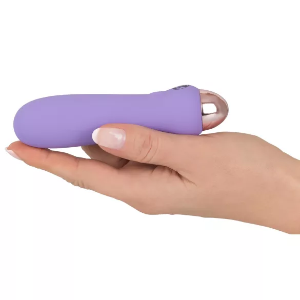 You2Toys - Cuties Mini Purple - uppladdningsbar stavvibrator i silikon (lila)