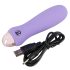 Cuties Mini Purple - uppladdningsbar silikonstavvibrator (lila)