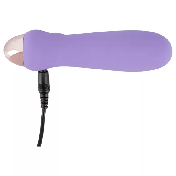 You2Toys - Cuties Mini Purple - uppladdningsbar stavvibrator i silikon (lila)