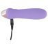 Cuties Mini Purple - uppladdningsbar silikonstavvibrator (lila)