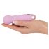 Cuties Mini Rose - uppladdningsbar, vågig vibrator (rosa)