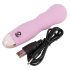 Cuties Mini Rose - uppladdningsbar, vågig vibrator (rosa)