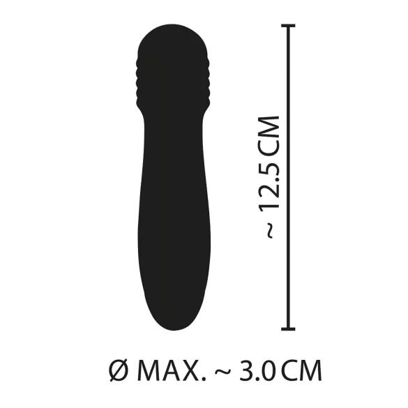 You2Toys - Cuties Mini Wand - uppladdningsbar, mini massagevibrator (grön)