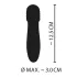 You2Toys - Cuties Mini Wand - uppladdningsbar, mini massagevibrator (grön)