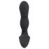 Rebel - uppladdningsbar prostata vibrator med penisform (svart)