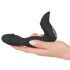 Rebel - uppladdningsbar prostata vibrator med penisform (svart)