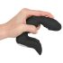 Rebel - uppladdningsbar prostata vibrator med penisform (svart)