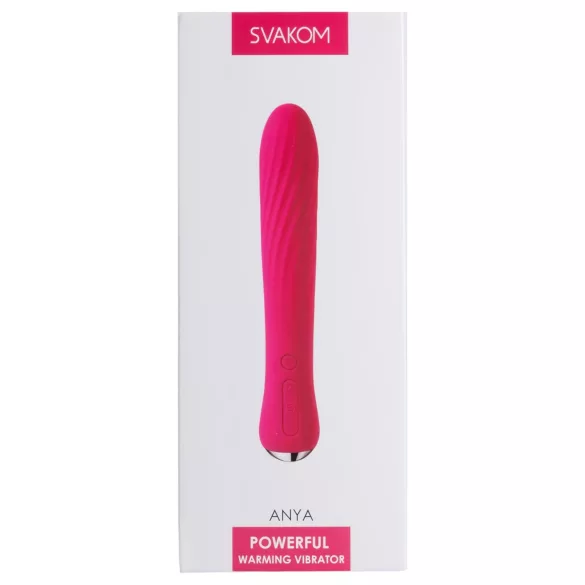 Svakom Anya - uppladdningsbar värmestav vibrator - röd