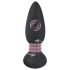 Black Velvet - Roterande Pärlor Analdildo (Svart)
