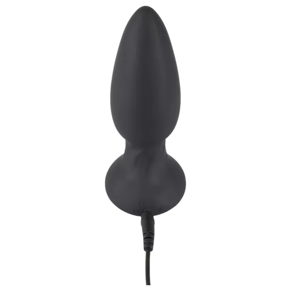 Black Velvets - roterande analvibrator med pärlor - svart
