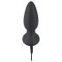 Black Velvet - Roterande Pärlor Analdildo (Svart)