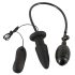 You2Toys - Uppblåsbar analutvidgare med vibrator (svart)