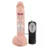 Medical Thrusting - vibrator med sugkopp, stöt- och roterande (naturell)