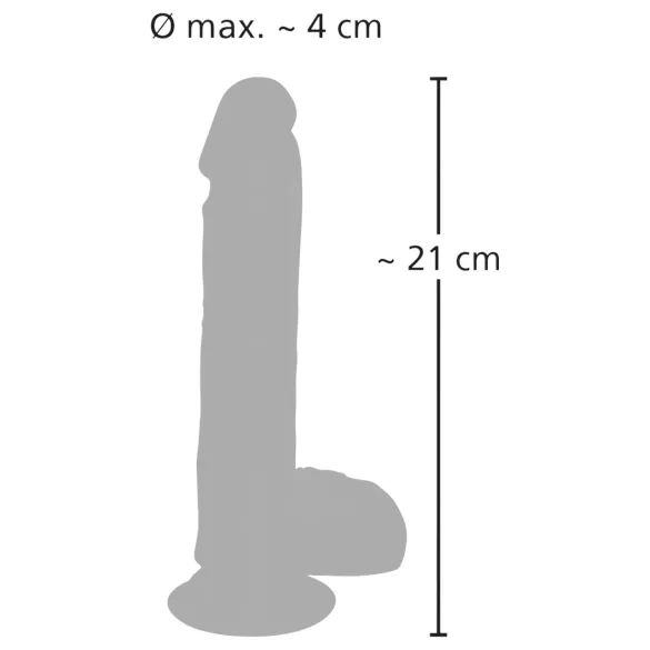Medical Thrusting - vibrator med sugkopp, stöt- och roterande (naturell)