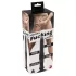 You2Toys - sexmaskin med sugkopp - stötande vibrator - svart