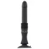 You2Toys - sexmaskin med sugkopp - stötande vibrator - svart