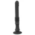 You2Toys - sexmaskin med sugkopp - stötande vibrator - svart