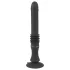 You2Toys - sexmaskin med sugkopp - stötande vibrator - svart