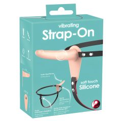   You2Toys - Strap-On - Uppladdningsbar, påtagbar vibrator (natur)
