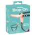 You2Toys - Strap-On - Uppladdningsbar, påtagbar vibrator (natur)