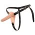 You2Toys - Strap-On - Uppladdningsbar, påtagbar vibrator (natur)