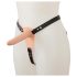 You2Toys - Strap-On - Uppladdningsbar, påtagbar vibrator (natur)
