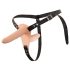You2Toys - Strap-On - Dubbel Vibrator för Par (Natur)