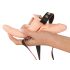 You2Toys - Strap-On - Dubbel Vibrator för Par (Natur)