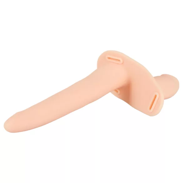You2Toys - Strap-on dubbel dildo vibrator - natur
