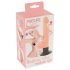 Naturtro penisvibrator med sugkopp (hudfärgad)
