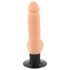 Naturtro penisvibrator med sugkopp (hudfärgad)