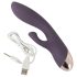 Javida - vattentät vibrator med klitorissug (lila)