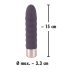 You2Toys Elegant Diamond - uppladdningsbar stavvibrator (lila)