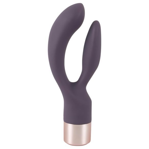 You2Toys - rabbitvibrator med klitorisstimulator - uppladdningsbar - lila