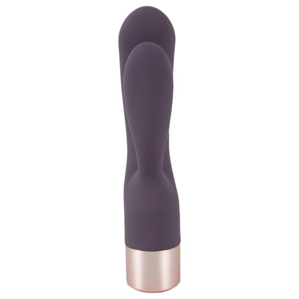You2Toys - rabbitvibrator med klitorisstimulator - uppladdningsbar - lila