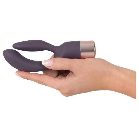 You2Toys - rabbitvibrator med klitorisstimulator - uppladdningsbar - lila