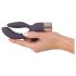 You2Toys Elegant Double - uppladdningsbar vibrator med klitorisstimulerare (lila)