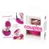Couples Choice - Liten rosa massagevibrator med uppladdning