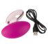 Couples Choice - Liten rosa massagevibrator med uppladdning