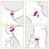 Couples Choice - Liten rosa massagevibrator med uppladdning