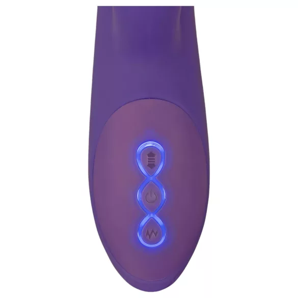 Smile Pearl - vibrator med pärlor - stötrörelse - lila