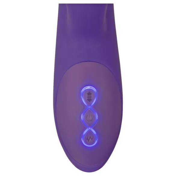 Smile Pearl - vibrator med pärlor - stötrörelse - lila