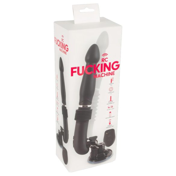 You2Toys - RC F*cking Machine - uppladdningsbar stötvibrator (svart)