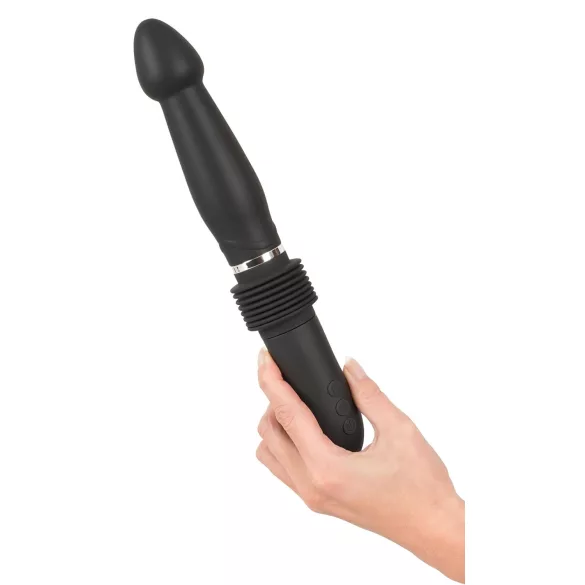 You2Toys - sexmaskin med fjärrkontroll - uppladdningsbar vibrator svart