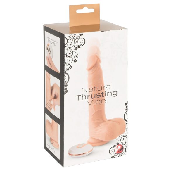 You2Toys - Vibrator med stötfunktion - naturfärg